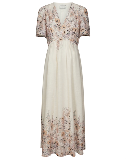 Neo Noir - Serna Flower Print Kleid - Burned Powder